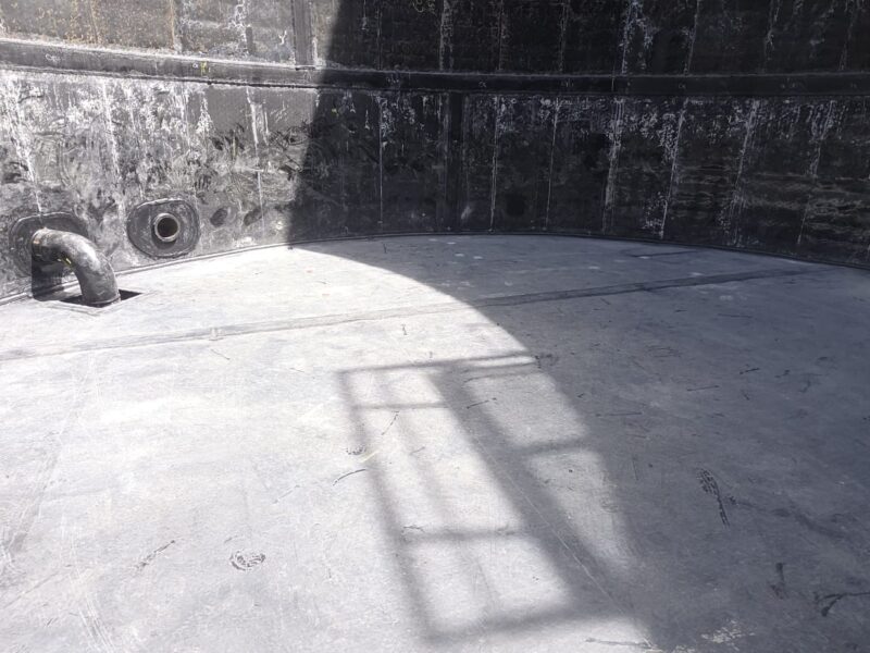 inkuiping betonnen tank